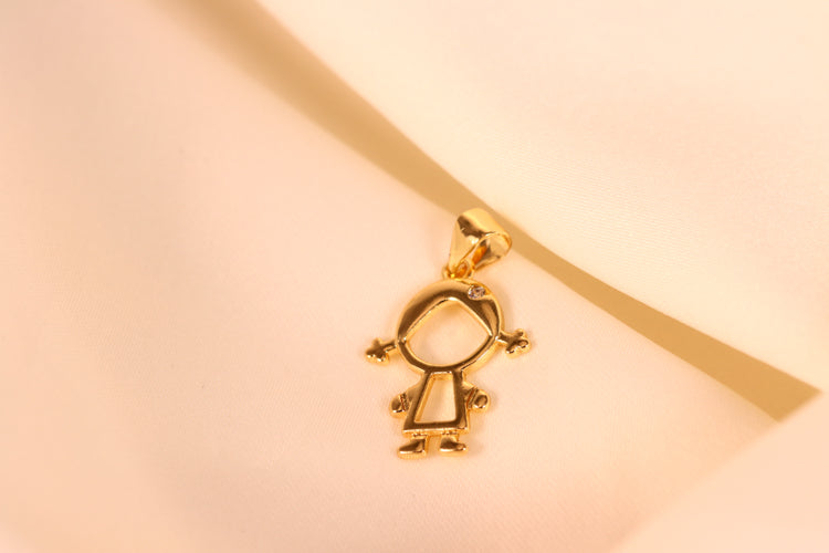 Pingente Menina de Lacinho DCG0162