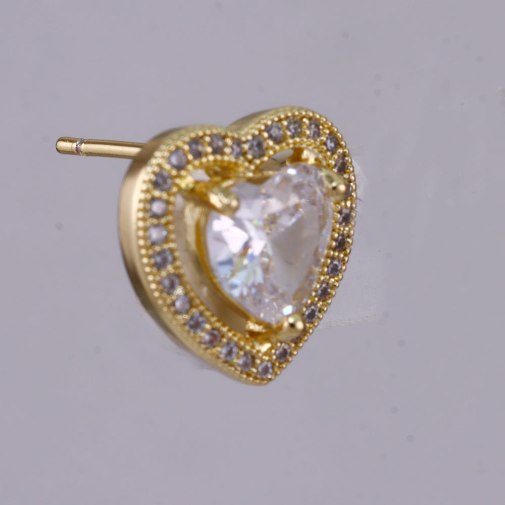 DCG1748 Chinese gold Earring 12*12