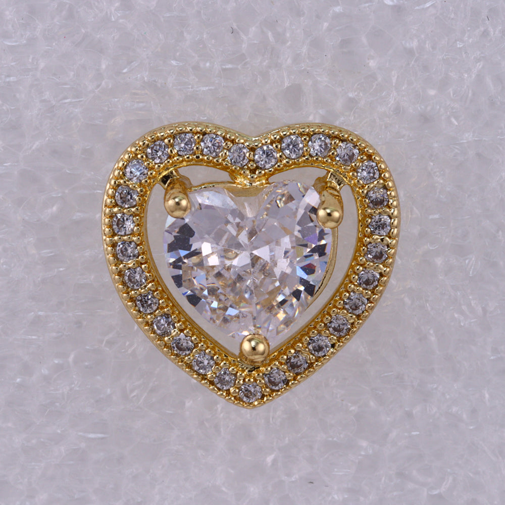 DCG1748 Chinese gold Earring 12*12