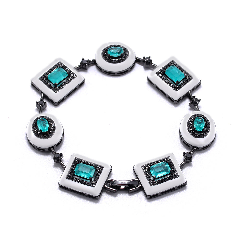 Pulseira Moldura Deep Blue & Pink XYS100698