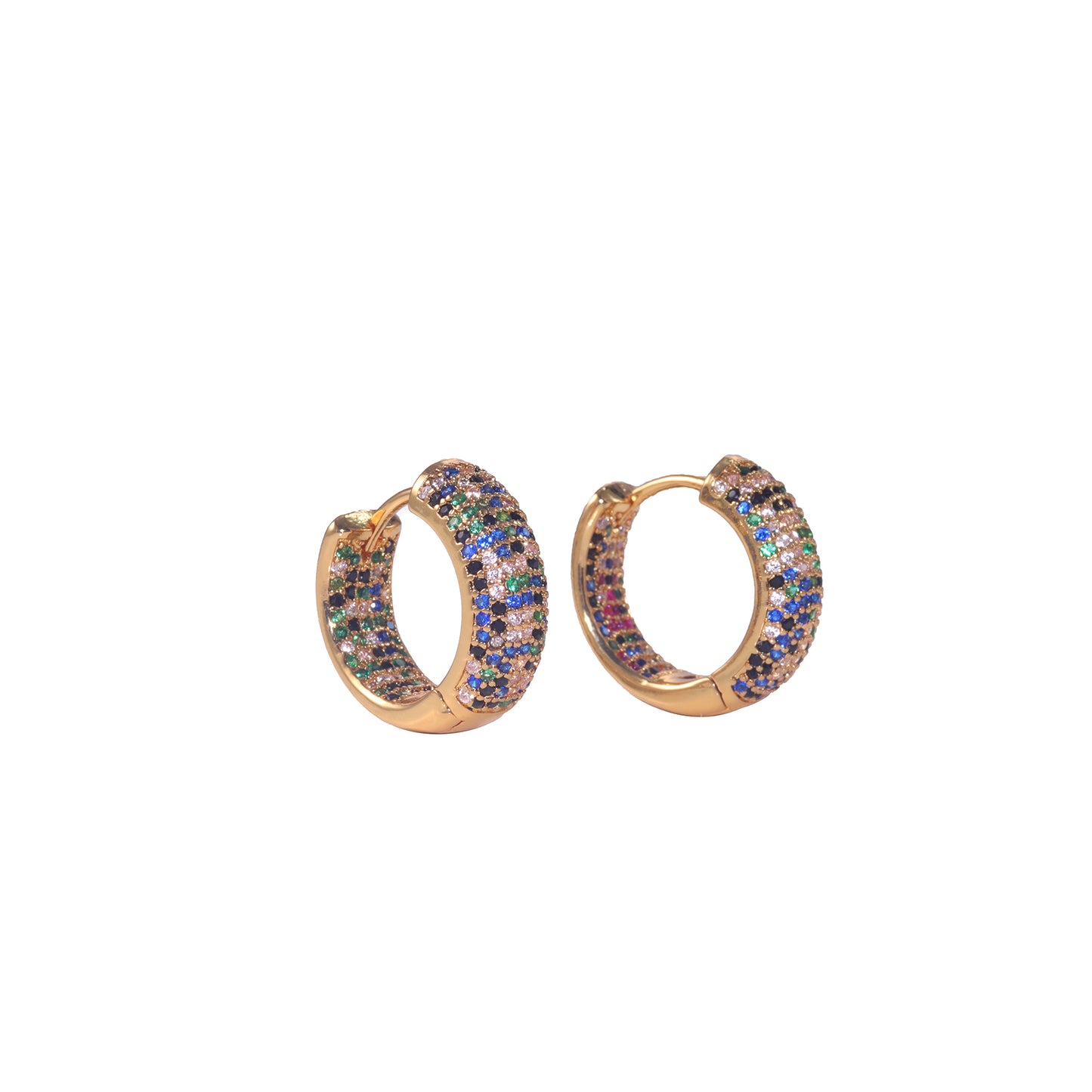 Brincos argolas mix color XYE100433