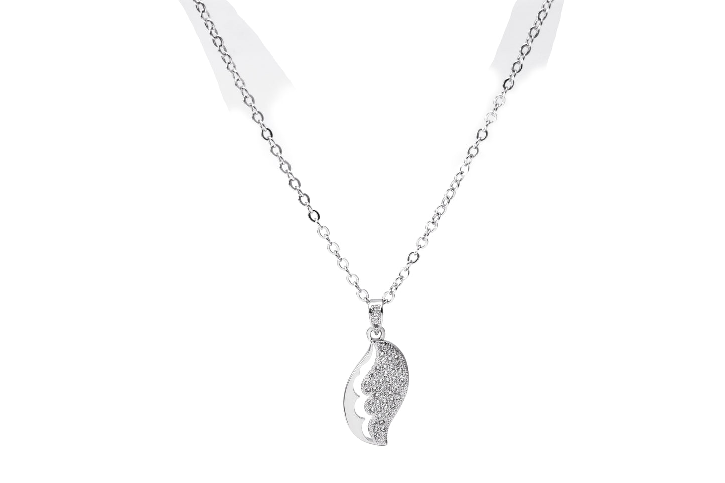 Colar Asa de Anjo Cravejado YP100544