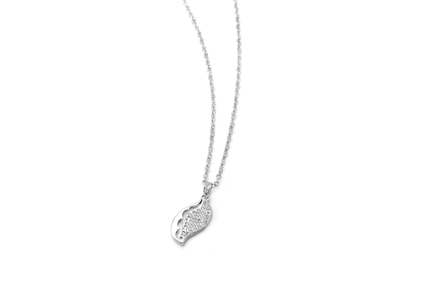 Colar Asa de Anjo Cravejado YP100544