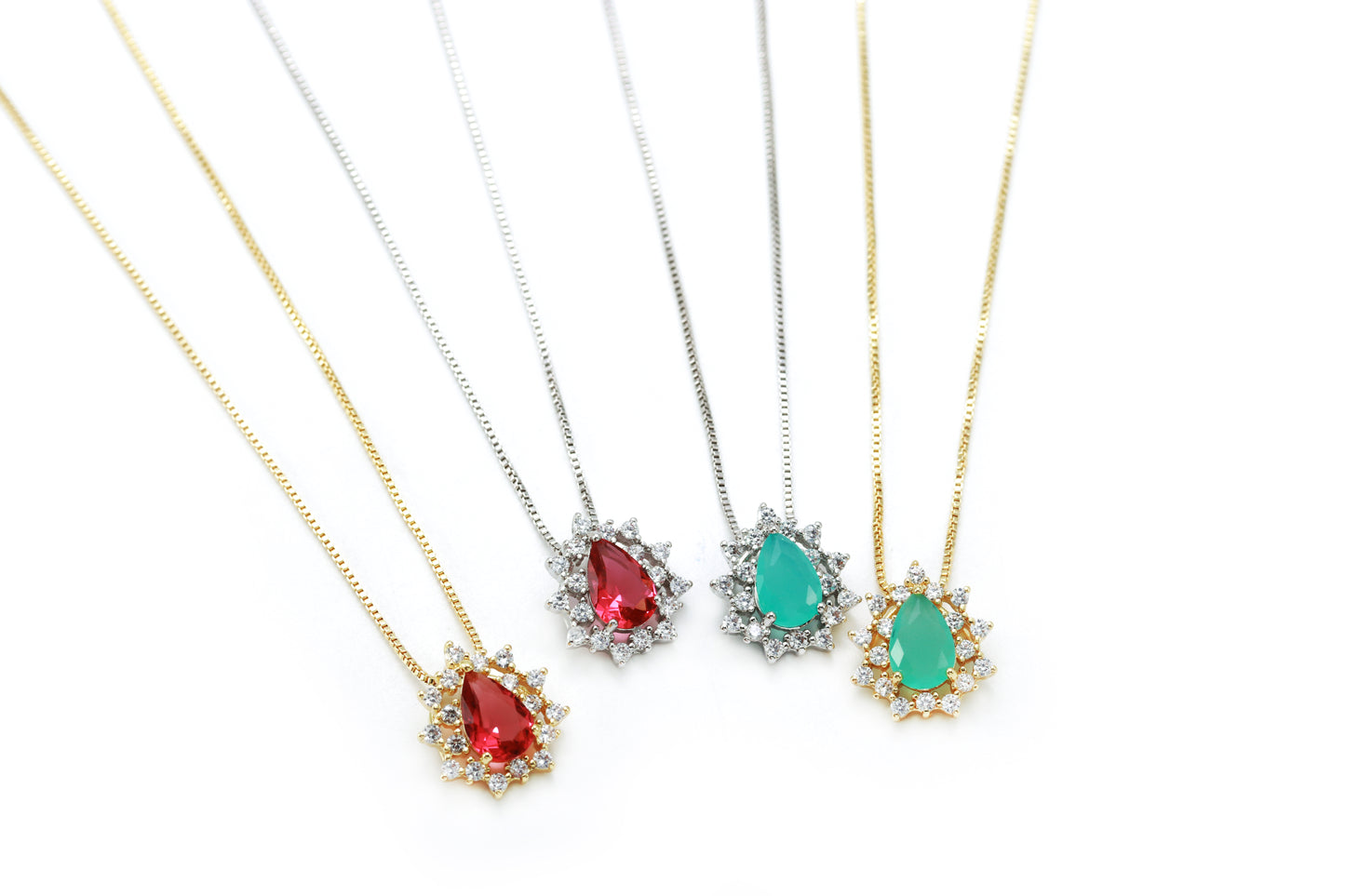 Colar gota encanto de luz XYP100862