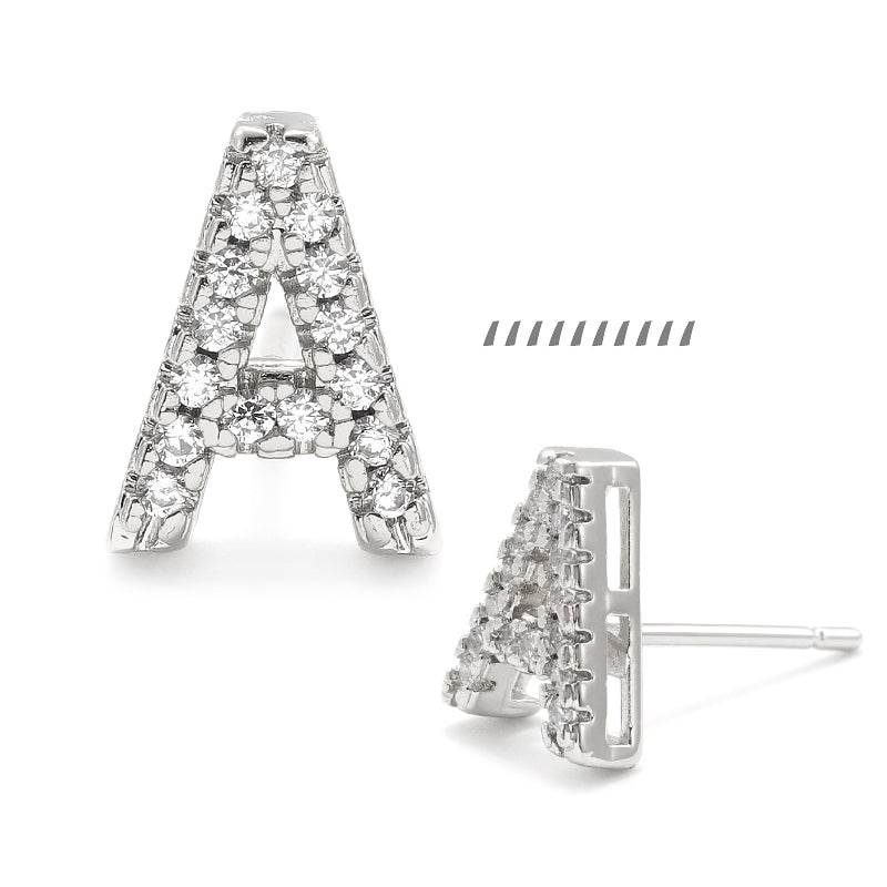 XYPJ100457 letter Stud Earrings