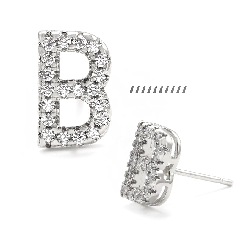 XYPJ100457 letter Stud Earrings