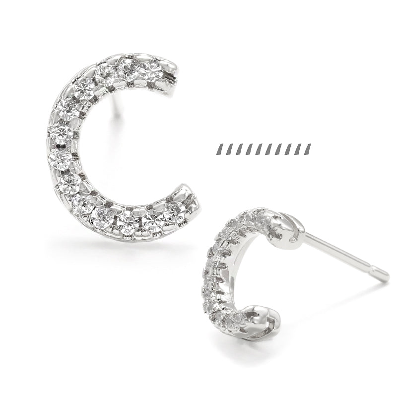 XYPJ100457 letter Stud Earrings