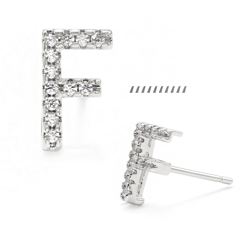 XYPJ100457 letter Stud Earrings