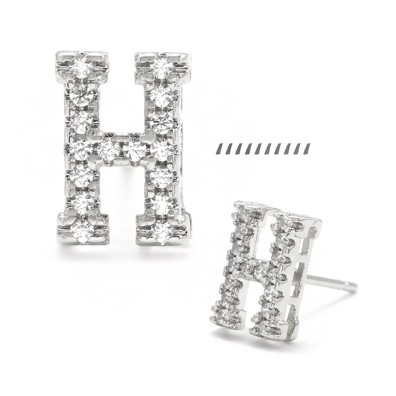 XYPJ100457 letter Stud Earrings