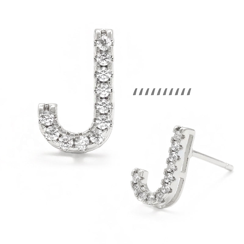 XYPJ100457 letter Stud Earrings