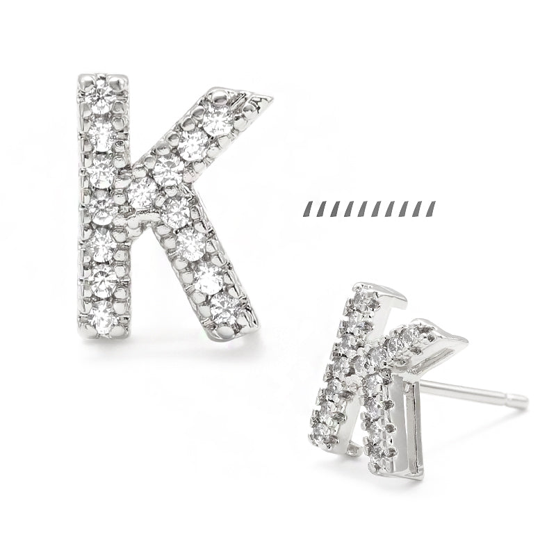 XYPJ100457 letter Stud Earrings