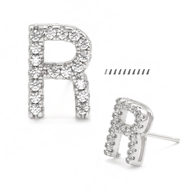 XYPJ100457 letter Stud Earrings