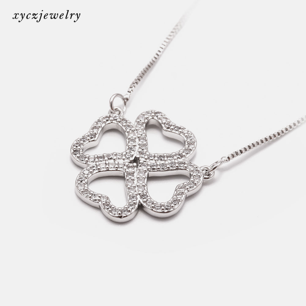 Colar trevo Vazado XYN100563