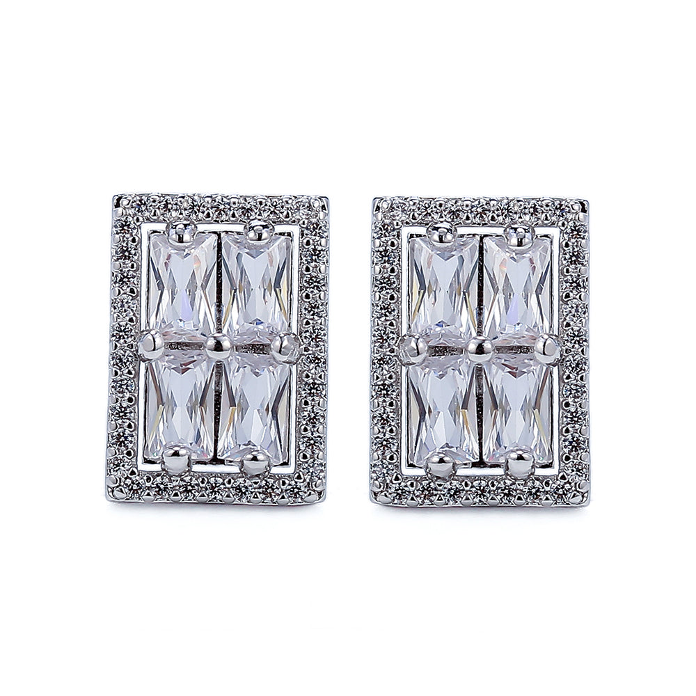 Brincos quadrado iluminado  XYE101905