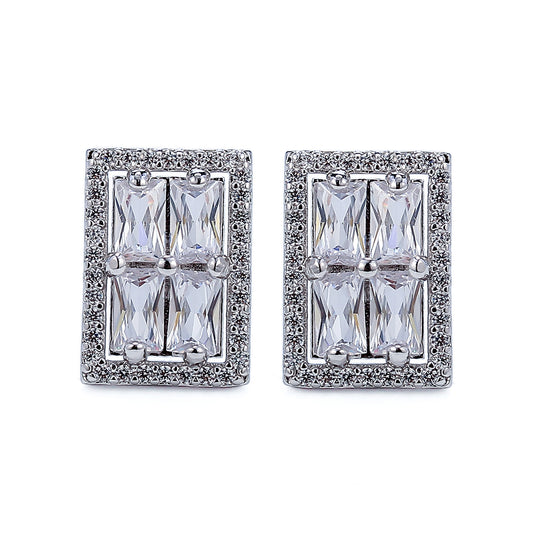 Brincos quadrado iluminado  XYE101905