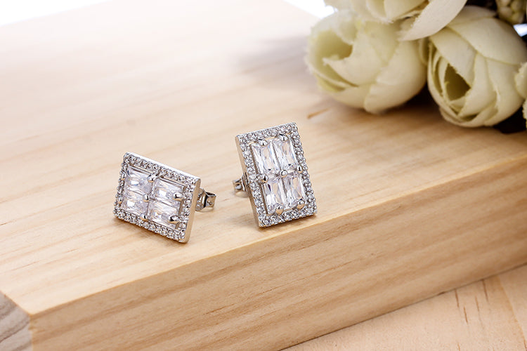 Brincos quadrado iluminado  XYE101905