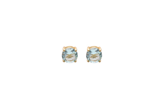 Trio de brincos Riviera Aquamarine 4  Claves XYE101309
