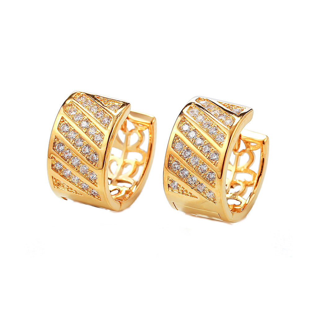 Brincos Argolas Luxo e Elegancia XYE101266