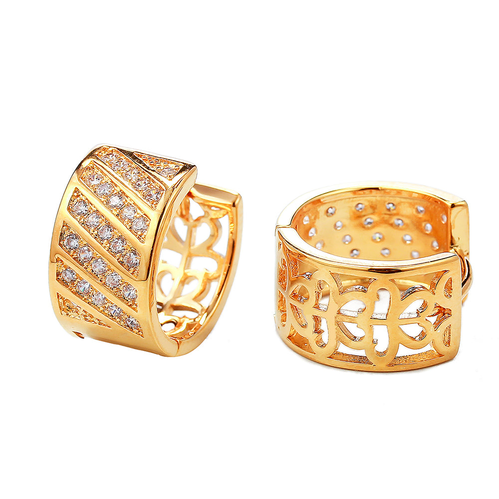 Brincos Argolas Luxo e Elegancia XYE101266