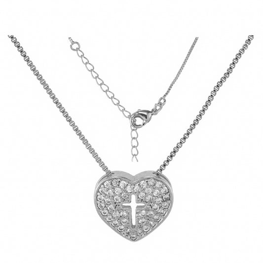 Colar Amor e Fé Black White LB313