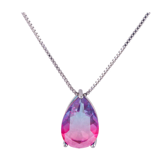 Colar Gota Aurora Boreal LB327