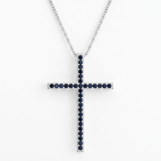 Colar Cruz Cravejada LB33