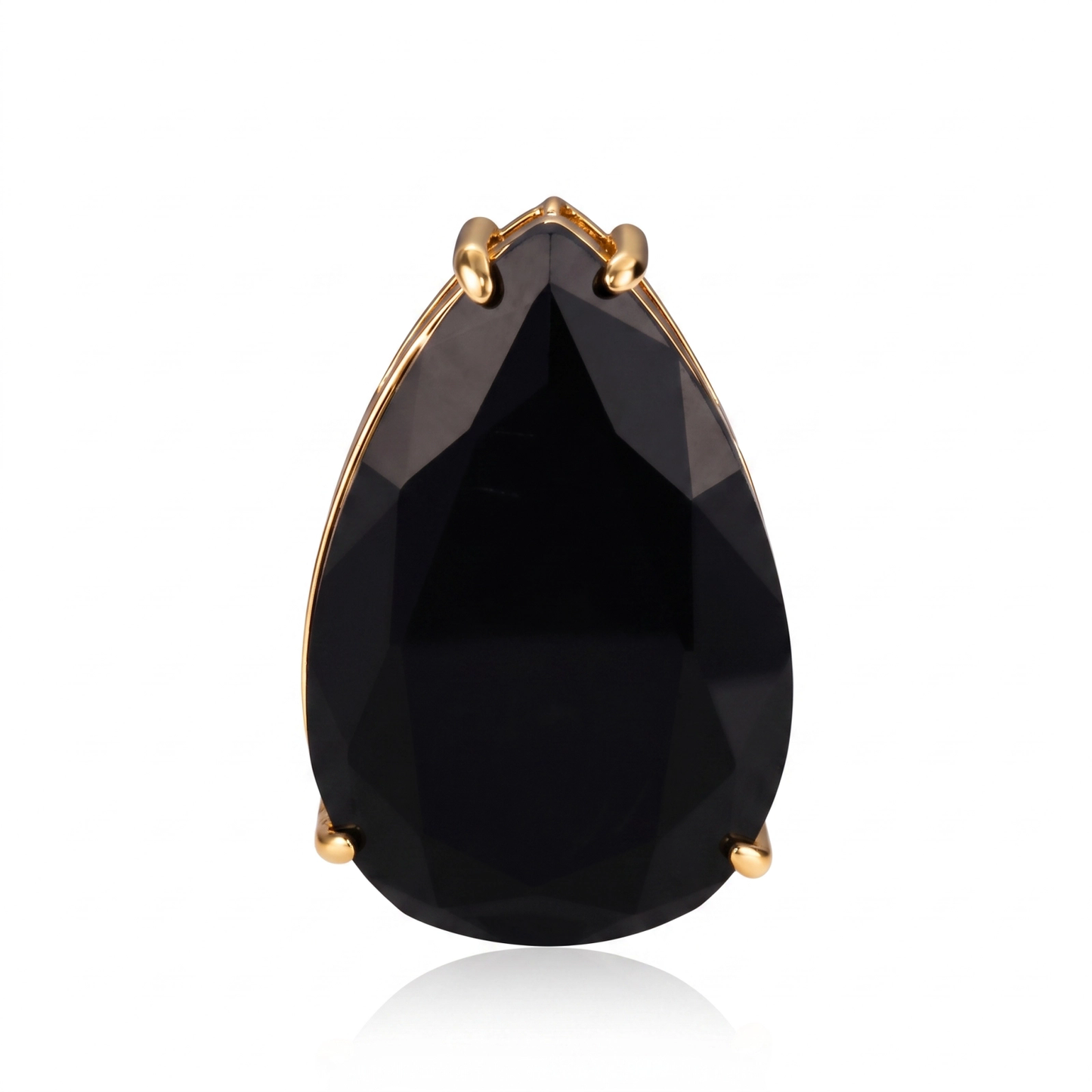 Colar Gota de Cristal Black White LB336 – Apenas o pingente, sem corrente