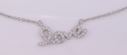 Colar "love" Prata 925 CN00946