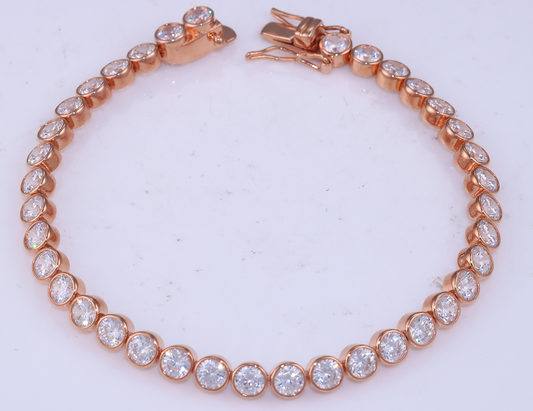 Pulseira redonda 18.5CM prata 925 CH00610