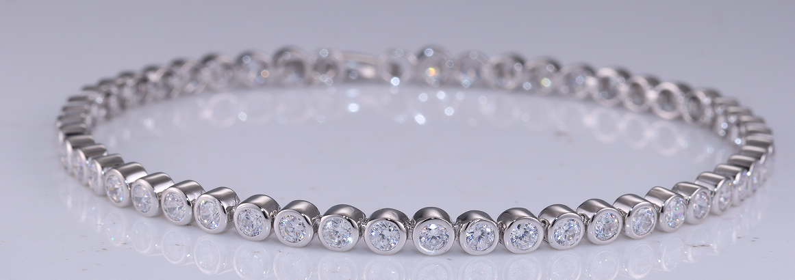 Pulseira oval Prata 925 16.5CM CH03107