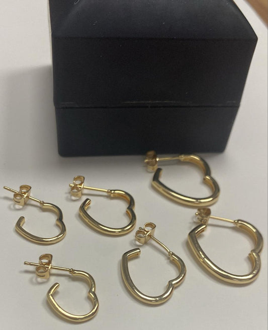 Trio Argolinhas Coracao XYS103500