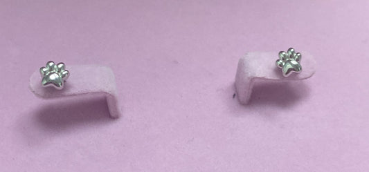 Brinco Pata de Cachorro - Prata 925 DCG0344