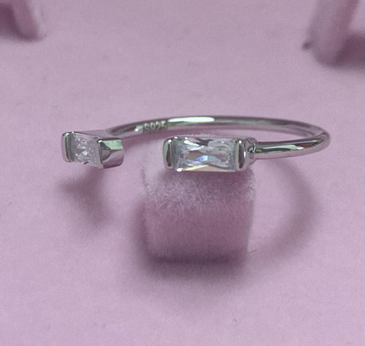 Anel Regulável Ponto de Luz - Prata 925 DCG0363