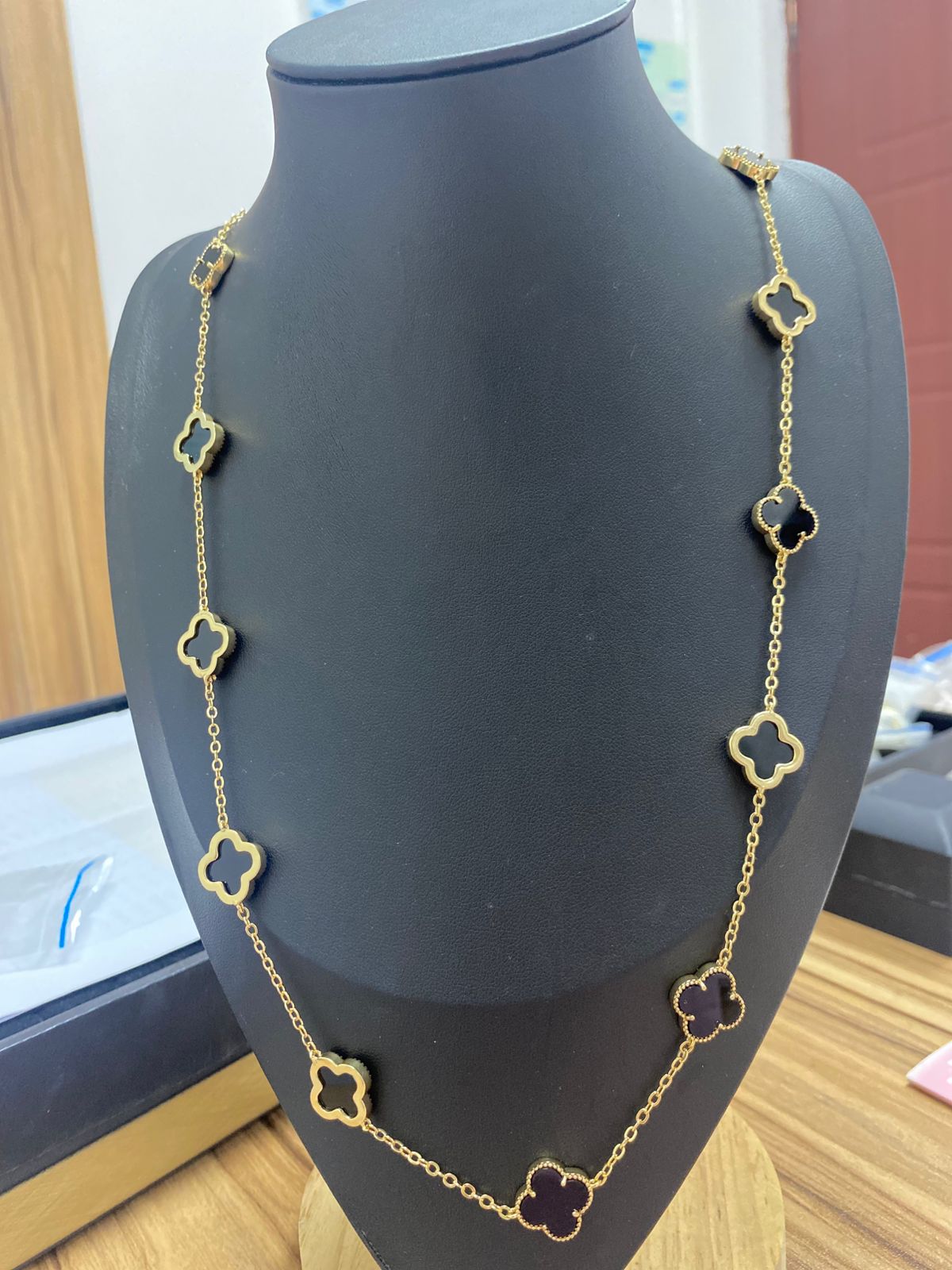 Colar longo Inspiracao Trevos XYN101314-4