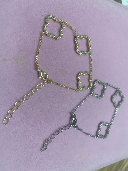 Pulseiras Trevos vazados XYH101051