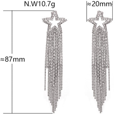 Brinco estrela cadente - CCG1003
