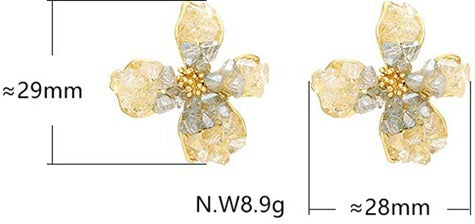 Brinco Flor cintilante - CCG1015