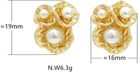 Brinco organico com perola - CCG1010