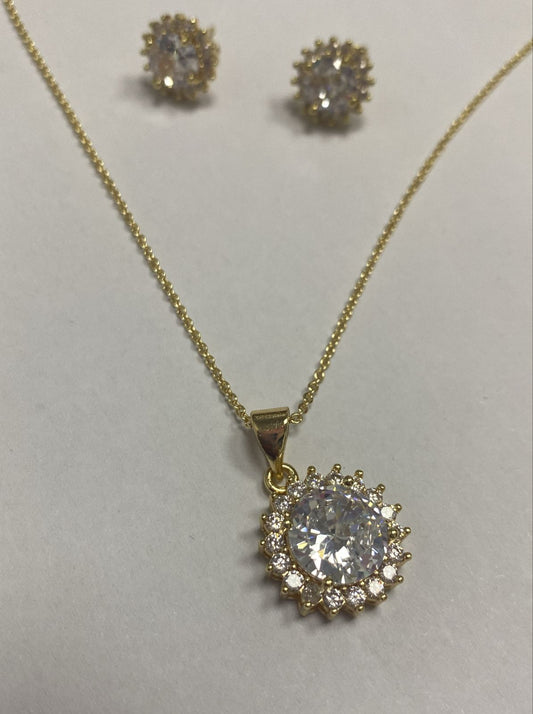 Conjunto Brilho da Manha Diamante de alto carbono DCG0482