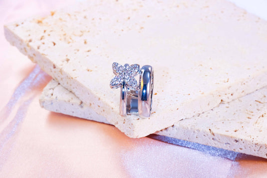 Anel Duplo Borboleta XYR103598