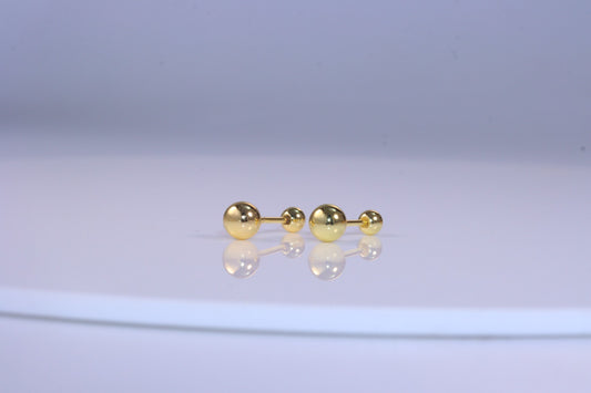 Brinco esfera lisa 8mm DCG0450