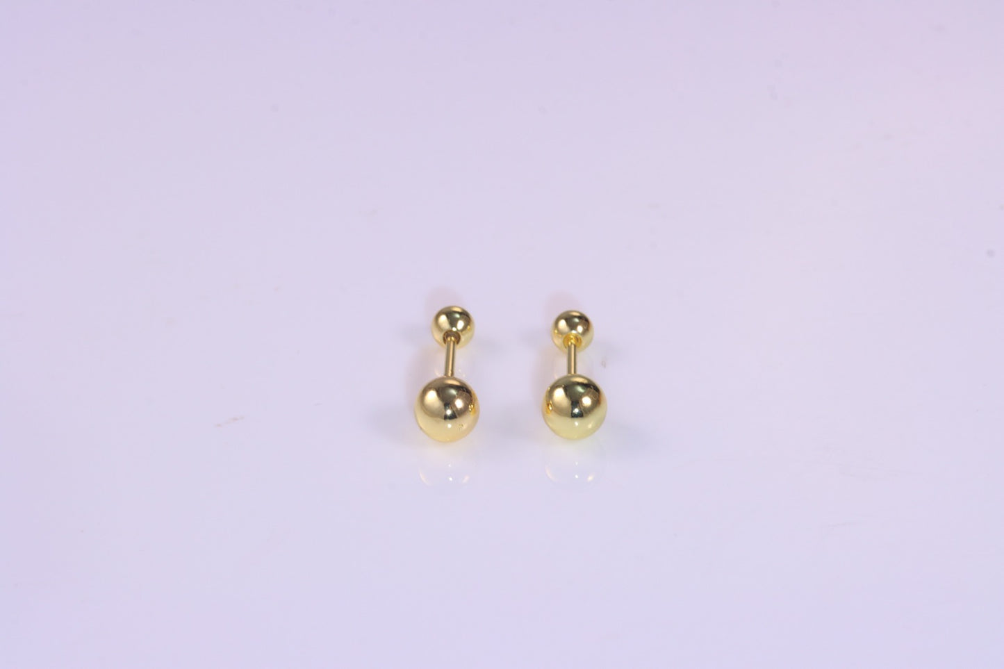 Brincos esferas Lisas 6mm DCG0449