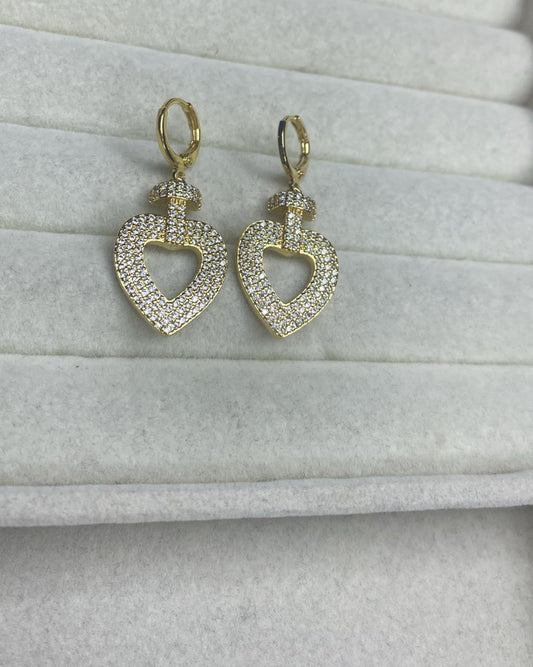Brincos Coracoes Inspiracao XYS101556