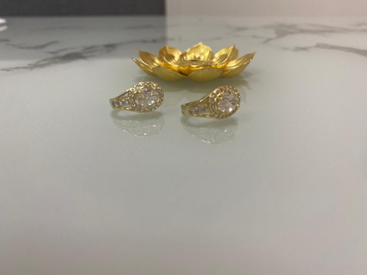 Brincos Leveza e luxo DCG0533