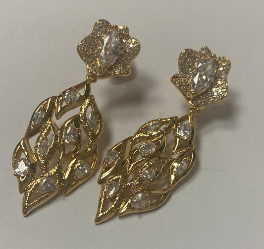 Brincos folhas Iluminadas XYE105568