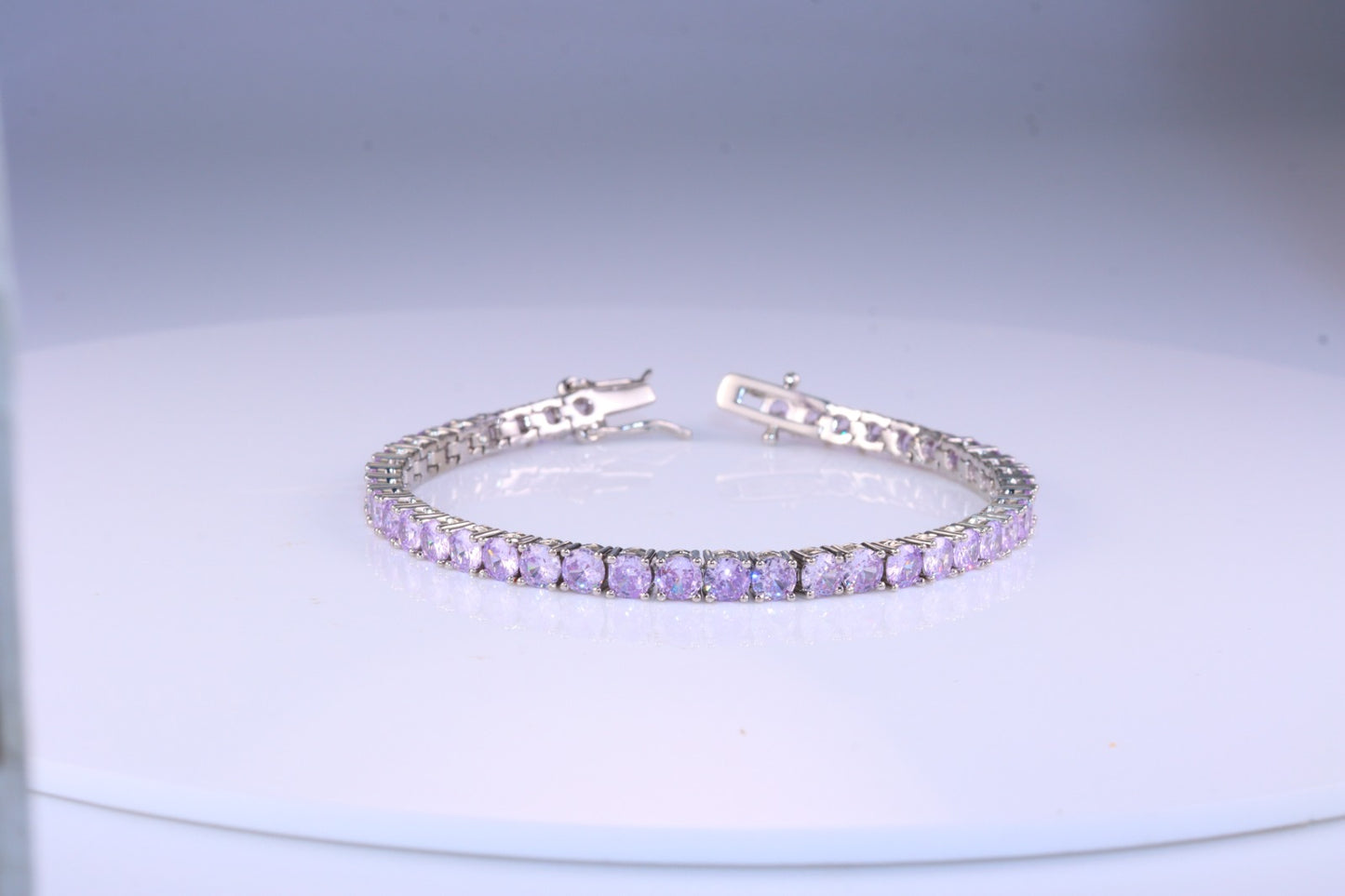 Pulseira Riviera  4mm Lavanda  A0027