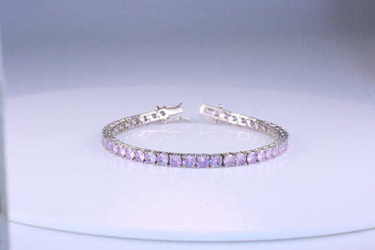 Pulseira Riviera  4mm Lavanda  A0027