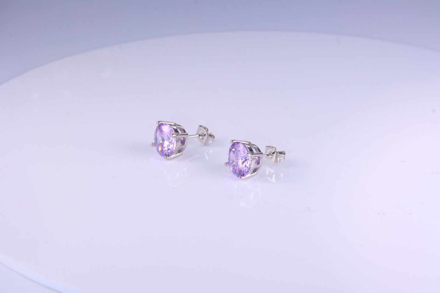 Trio de brincos Riviera Lavanda 4 Claves XYE101309