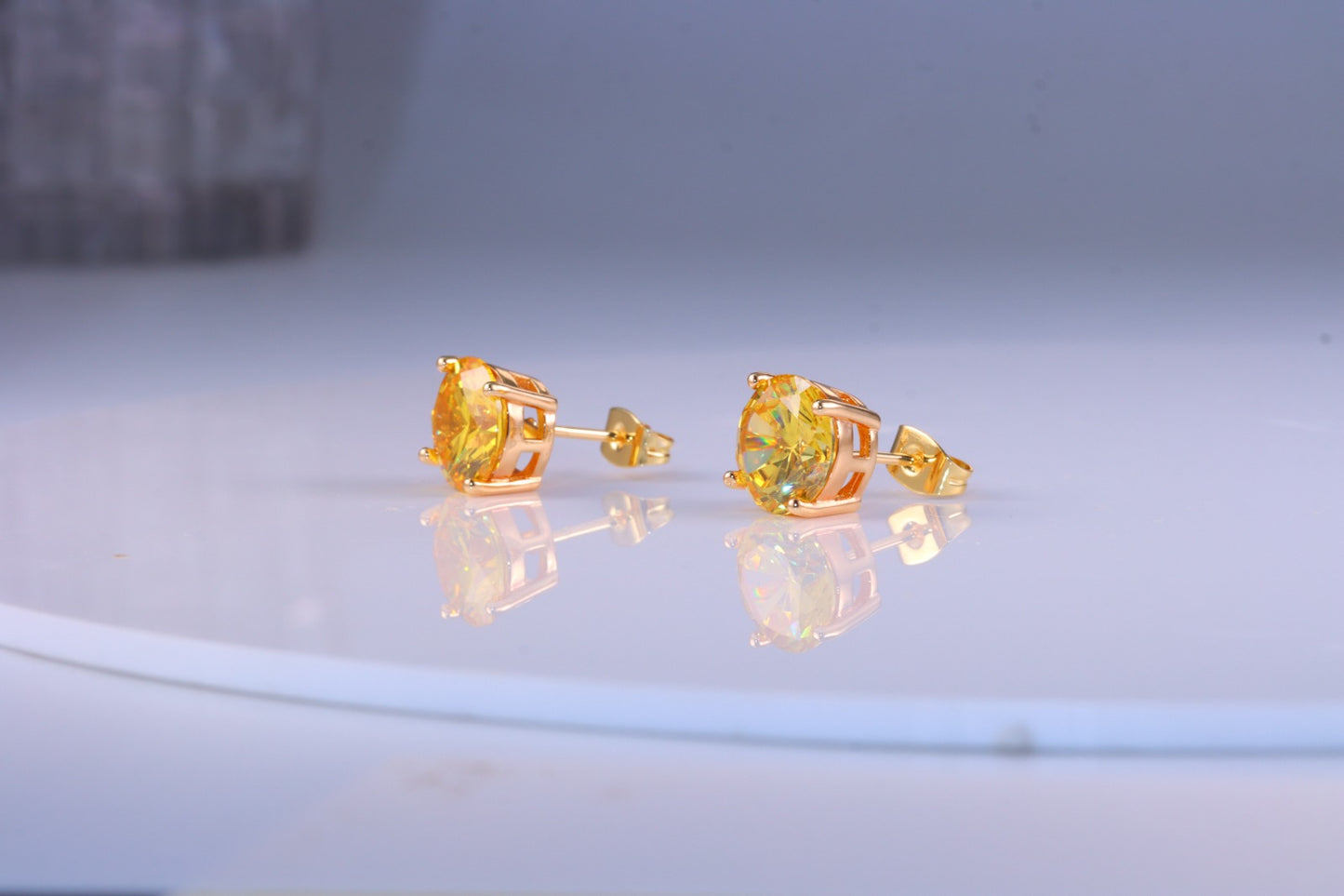 Trio de brincos Riviera Yellow 4  Claves XYE101309