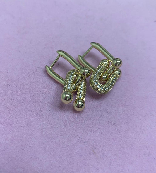 Brincos Inspiracao Tiffany Cravejado DCG0192